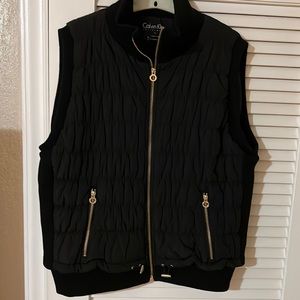 Calvin Klein Padded Vest Black New X1